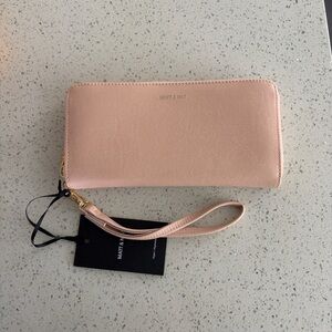 Matt & Nat Blush Pink Wristlet Clutch - New With Tags, Vegan
